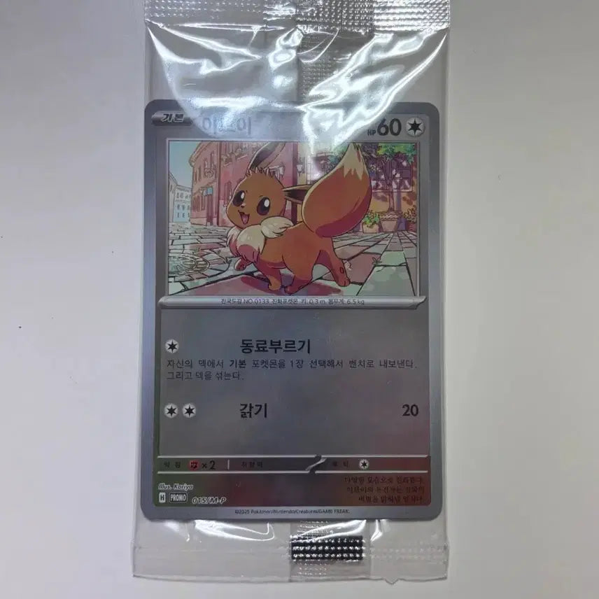 [BUNJANG] Eevee Korean Exclusive Limited Edition Promo Card / 이브이 한국 단독 한정판 프로모 카드