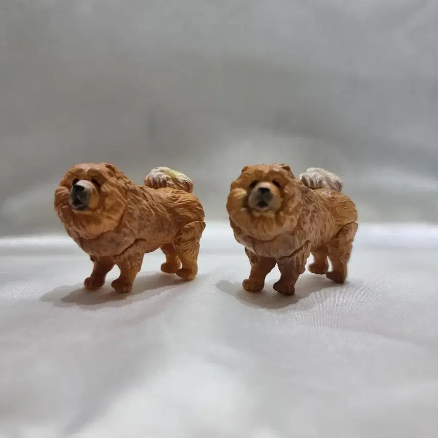 [BUNJANG] Kaiyodo Capsule Q Chow Chow Mini Figures Bundle Set (2 Pieces) / 카이요도 캡슐큐 차우차우 피규어 2개 일괄