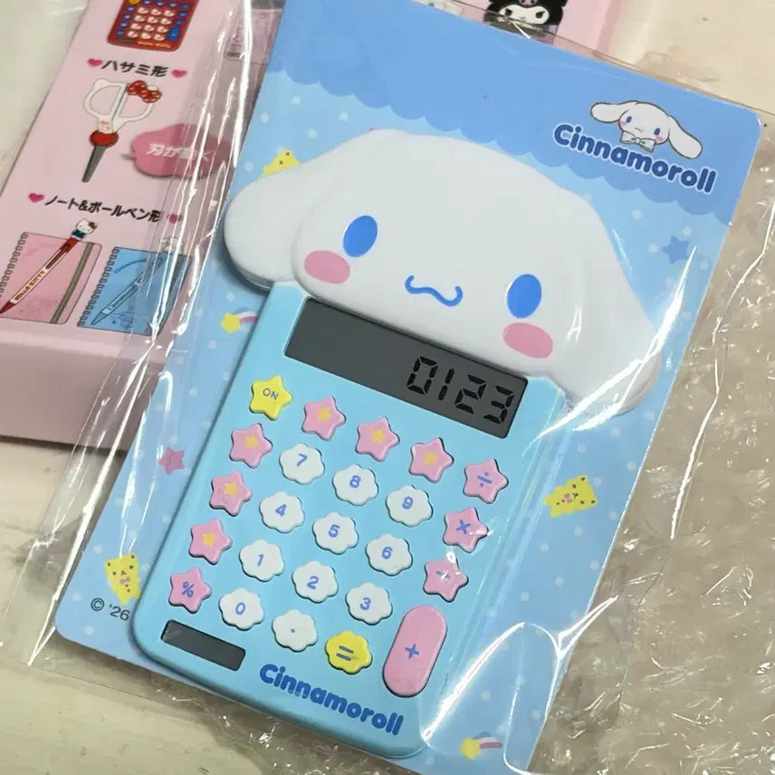 [BUNJANG] Sanrio Cinnamonroll Mini Stationery Magnet Calculator / [산리오정품] 미니 문구 마그넷 시나모롤 계산기