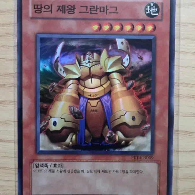 [BUNJANG] Grand Magus The Earth King FET-KR009 SR / 땅의 제왕 그란마그 FET-KR009 SR