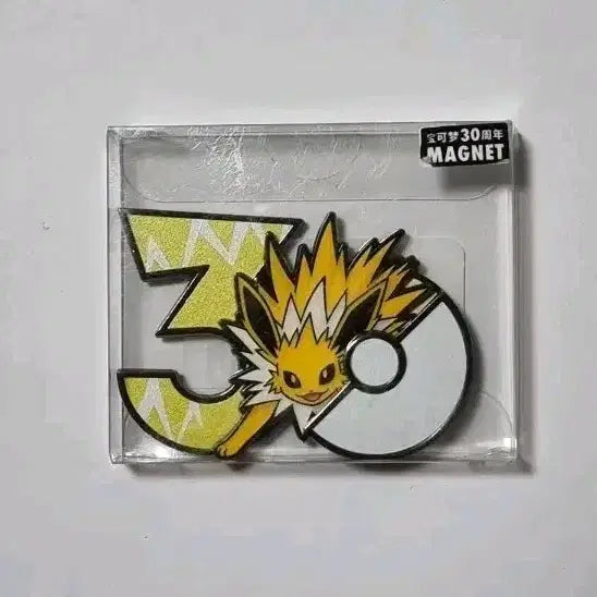 [BUNJANG] Pokemon 30th Anniversary Jolteon Refrigerator Magnet Badge / 포켓몬스터 30주년 기념 냉장고 자석 뱃지 마그넷 쥬피썬더