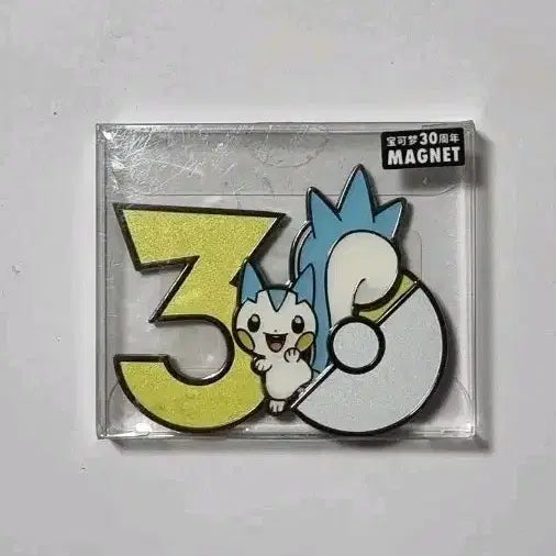 [BUNJANG] Pokemon 30th Anniversary Pachirisu Refrigerator Magnet Badge / 포켓몬스터 30주년 기념 냉장고 자석 뱃지 마그넷 파치리스