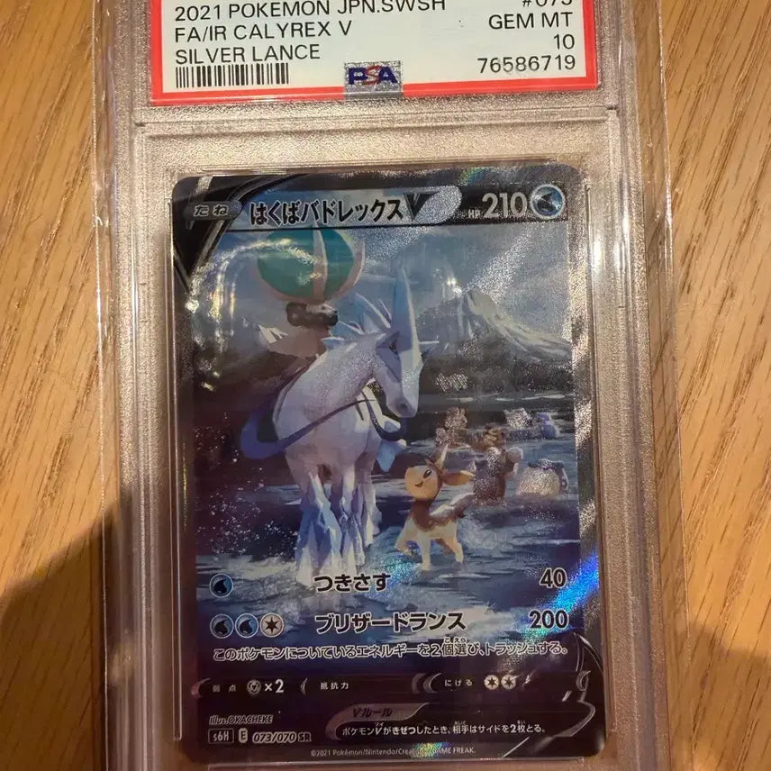[BUNJANG] Pokemon Card Galarian Rapidash V SR Japanese PSA 10 / 포켓몬카드 백마 버드렉스 v sr 일판 psa10 카드 판매합니다!