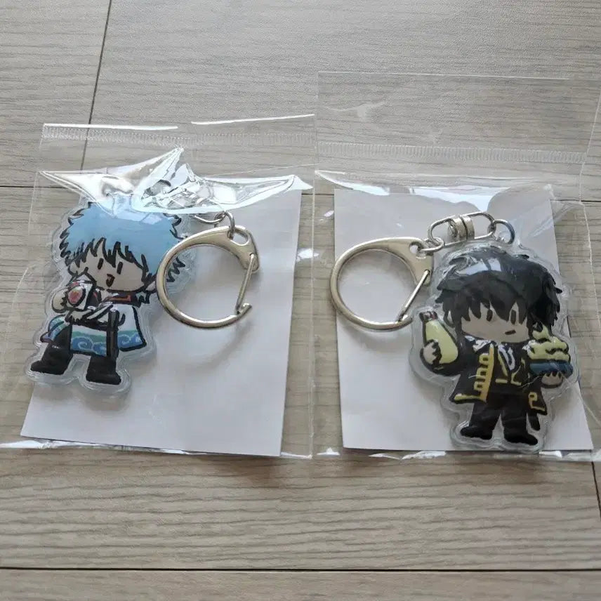 [BUNJANG] Gintama Gintoki Hijikata Keyring Bundle Set / 은혼 긴토키 히지카타 키링 일괄