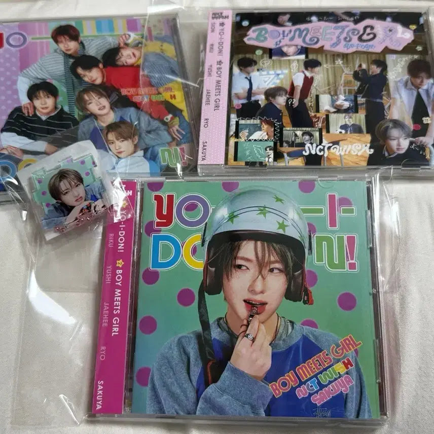 [BUNJANG] NCT WISH Sakuya Japanese Album Keychain Bundle Set / 엔시티 위시 사쿠야 일본 개봉 앨범 키링 요이돈 요이동 일괄 양도