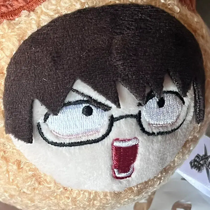 [BUNJANG] Gintama Shinpachi Takoyaki Keychain &amp; Fukufuku Mark Bundle Set / 일괄) 은혼 신파치 타코야키 키링+푸쿠푸쿠마크
