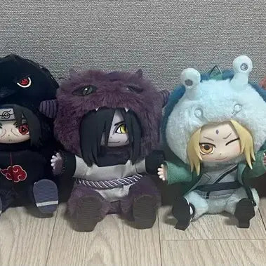 [BUNJANG] Naruto Rabubu Doll 7 Types Set (Including Hidden Nine-Tails) / (히든 구미호 포함!!) 나루토 라부부 인형 7종 세트