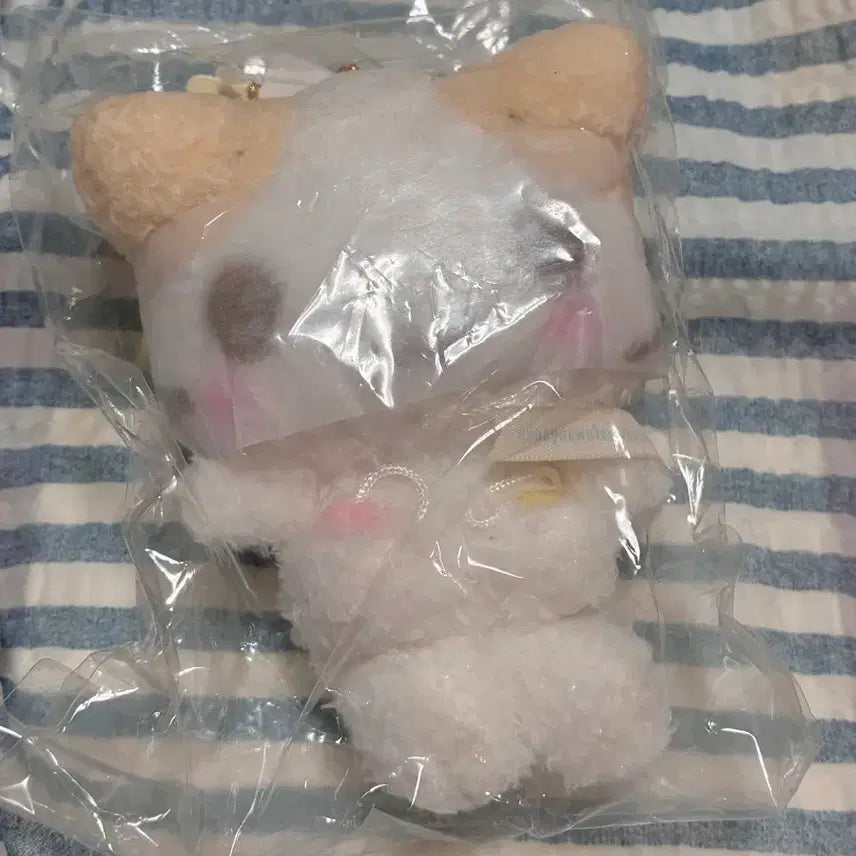 [BUNJANG] Sanrio Marshmallow Nekomoim Mascot Plush Doll / 산리오 마슈마로 네코모임 마스코트 인형