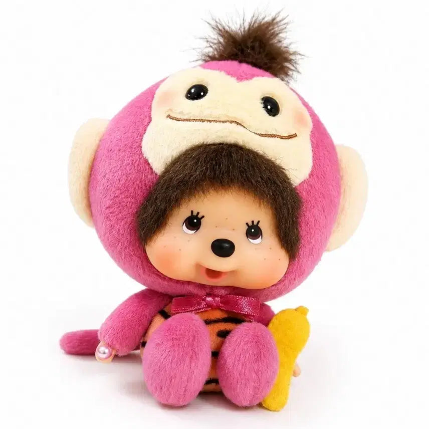 [BUNJANG] Chameco Collaboration Monchhichi Purple Monkey Plush / 차메코 콜라보 몬치치 보라 원숭이