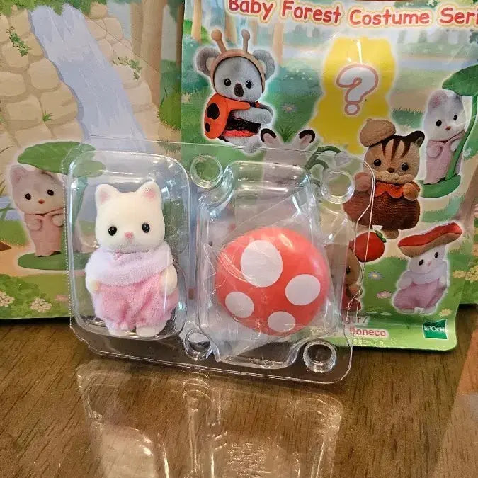 [BUNJANG] Sylvanian Families Secret Of The Forest Silk Cat Mushroom / 실바니안 비밀의 숲 실크캣 버섯