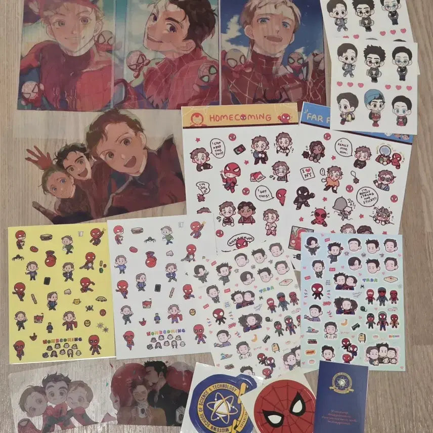 [BUNJANG] Spider-Man "Spider-Verse" Unofficial Photocard Set / 스파이더맨 삼스파 비공굿 세트