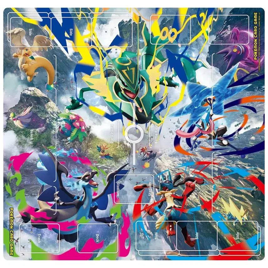 [BUNJANG] Pokemon Card Game Limited Edition Double Playmat: Mega Normal Battle / Storm Emerald / 포켓몬 카드게임 한정판 더블 플레이매트 메가 정상결전 / 스톰에메랄다