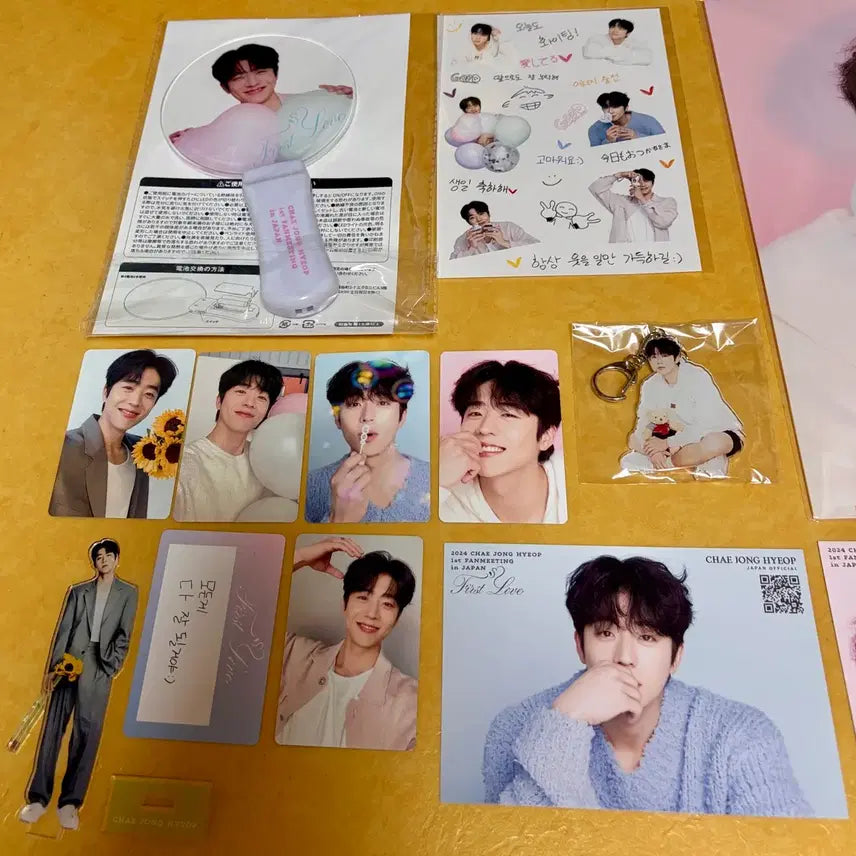 [BUNJANG] Chae Jong Hyeop 2024 Japan First Love Fan Meeting Goods Bundle Set / 채종협 2024년 일본 퍼스트 러브 팬미팅 굿즈