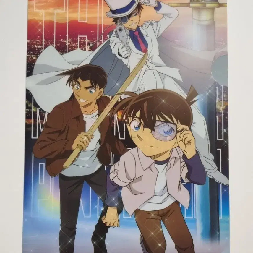 [BUNJANG] Detective Conan: The Million-Dollar Pentagram Clear File 4-Piece Bundle Set / 일괄) 극장판 명탐정 코난 100만 달러의 펜타그램 클리어파일 4장 세트
