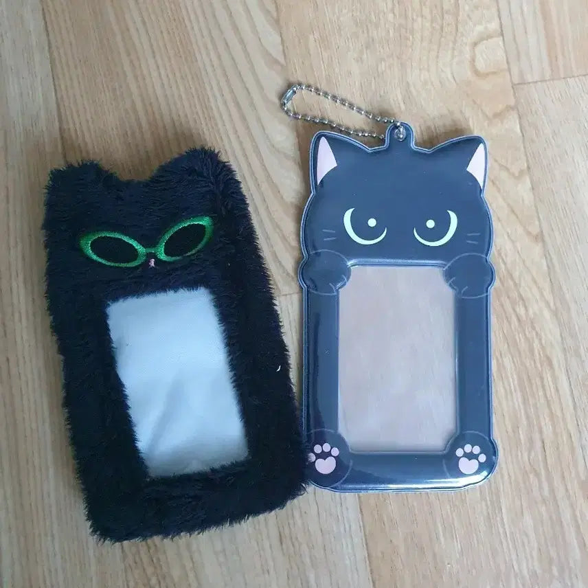 [BUNJANG] Gomgo Black Cat Photocard Holder Set / 깜고 검정고양이 포카홀더 판매 양도