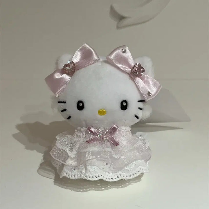 [BUNJANG] Sanrio Hello Kitty Handmade Charm Keychain / 산리오 챠미키티 리폼 인형 카라비너 키링