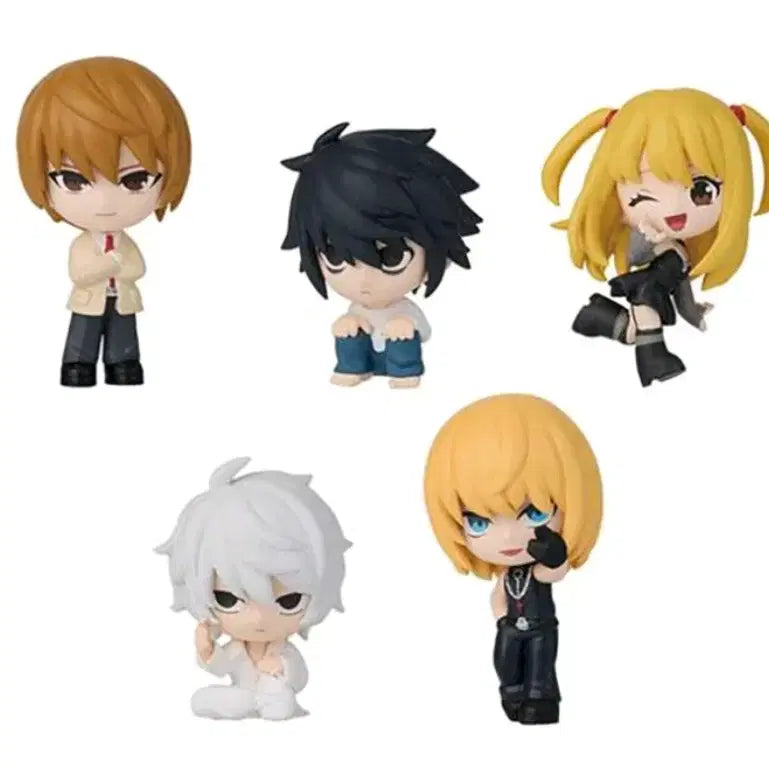[BUNJANG] Death Note Rich 5-Character Full Set Figure / 데스노트 컬렉션 피규어 리치 5종풀셋