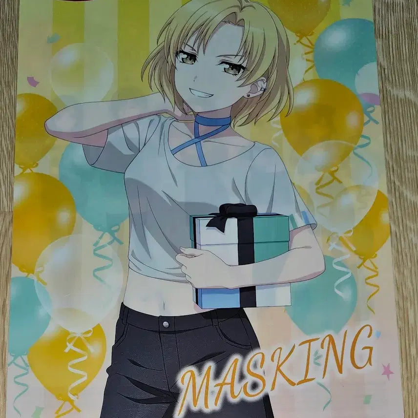 [BUNJANG] BanG Dream! FamilyMart Collaboration Masking L-Sized File Ras / 뱅드림 일본 패밀리마트콜라보 마스킹 L자화일 라스