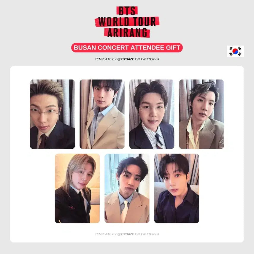 [BUNJANG] BTS Arirang Busan Concert Photocard Bundle Set / 상태최상) 부산콘 포카 일괄 ARIRANG BUSAN 방탄