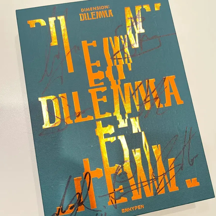 [BUNJANG] ENHYPEN DIMENSION: DILEMMA Signed Album / 엔하이픈 DIMENSION: DDILEMMA 앨범 사인반
