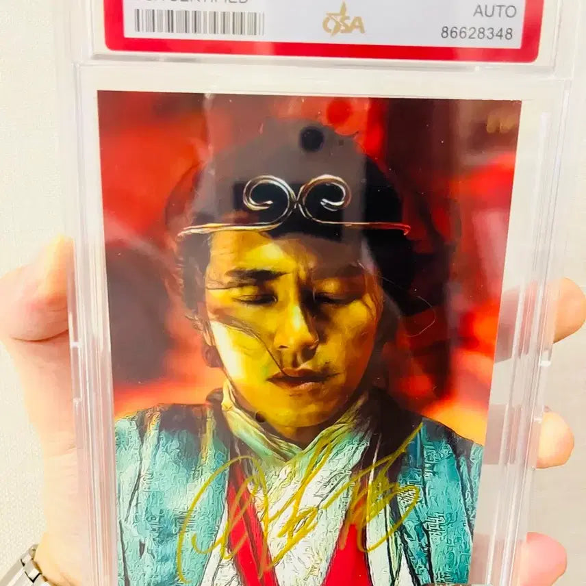 [BUNJANG] Stephen Chow Autographed Photocard with CSA Certified Case / 주성치 친필싸인 포토카드  | CSA 인증 케이스 포함 | 소장용 최