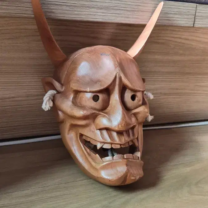 [BUNJANG] Wooden Hahyo Mask for Display / 한냐 가면