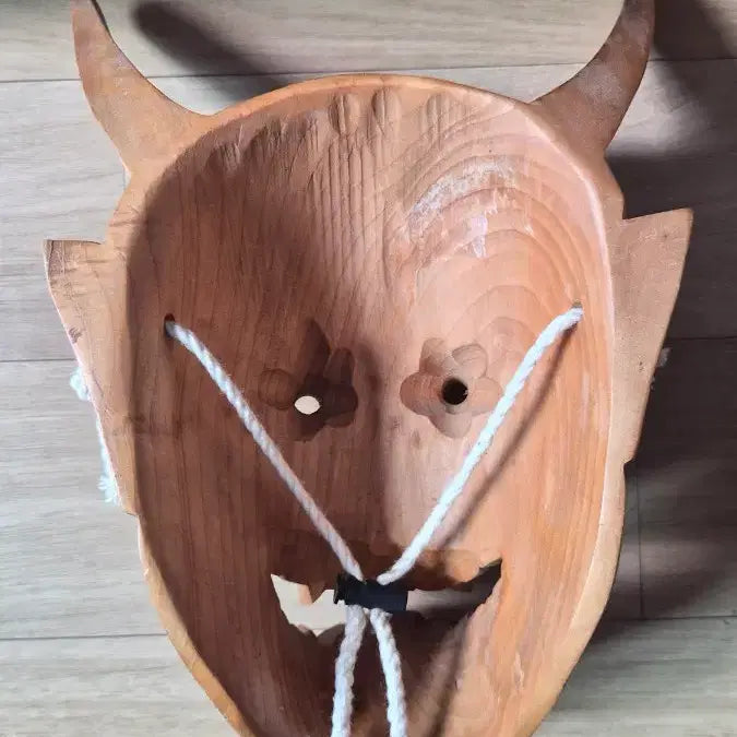 [BUNJANG] Wooden Hahyo Mask for Display / 한냐 가면