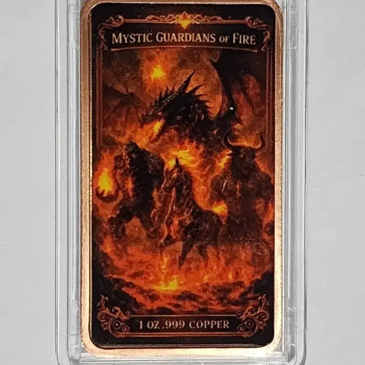[BUNJANG] 1 oz Copper Bar - Dragon Design / 1온스 구리바