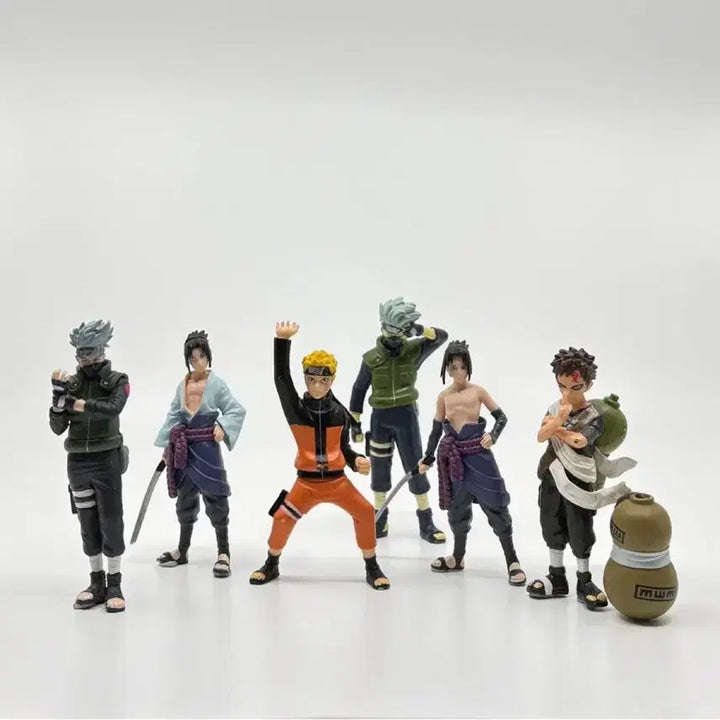 [BUNJANG] Naruto Classic Mini Figure 6종 Set (Kakashi, Sasuke, Gaara) / 나루토 고전 미니 피규어 6종 세트 카카시 사스케 가아라