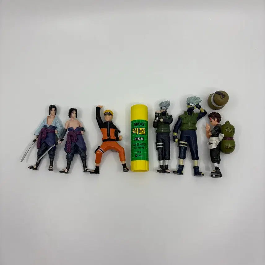 [BUNJANG] Naruto Classic Mini Figure 6종 Set (Kakashi, Sasuke, Gaara) / 나루토 고전 미니 피규어 6종 세트 카카시 사스케 가아라