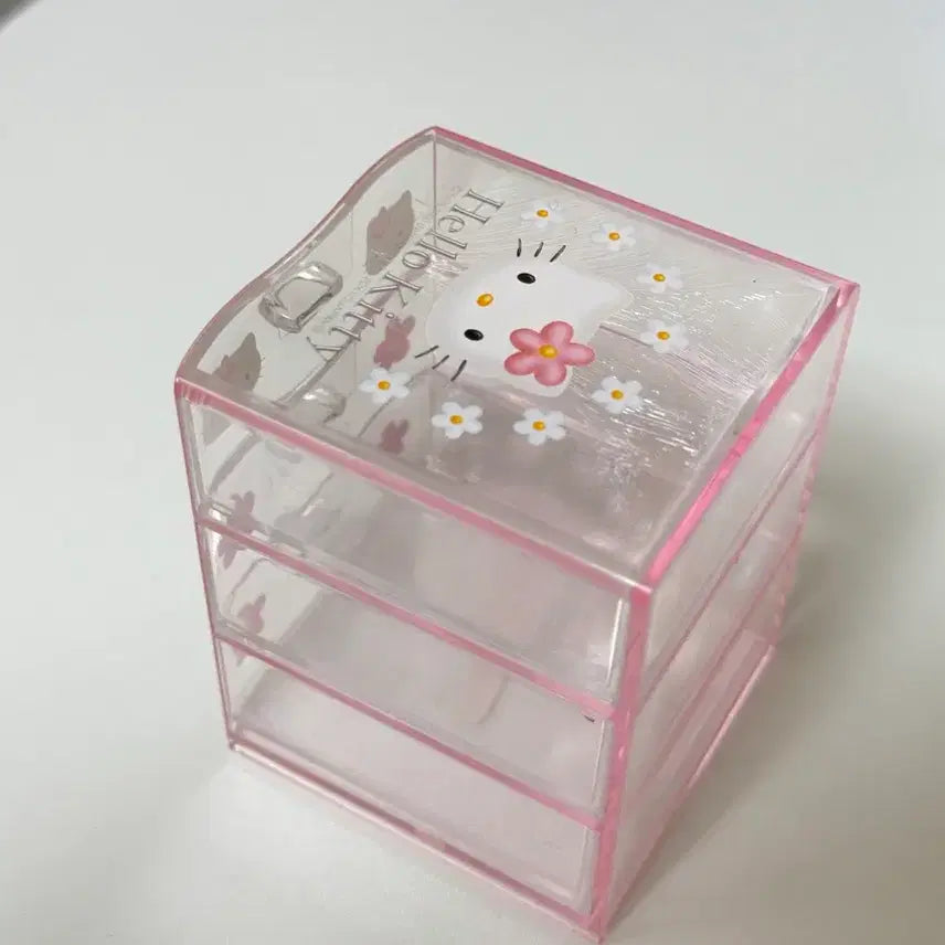 [BUNJANG] Vintage Hello Kitty Mini Storage Box / 고전키티 미니 보관소품함/방꾸템