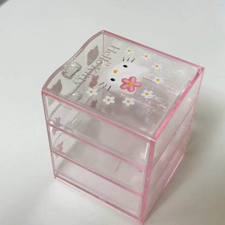 [BUNJANG] Vintage Hello Kitty Mini Storage Box / 고전키티 미니 보관소품함/방꾸템