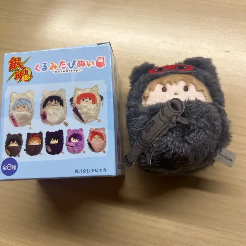 [BUNJANG] Okita Sougo Kurumi Tappi Plush + Coaster Set / 오키타소고 쿠루미타피+컵받침 특전(덤)+소고 팔버스 피규어