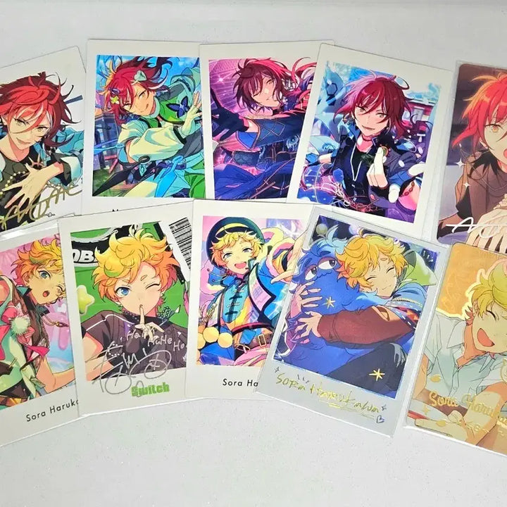 [BUNJANG] Ensemble Stars Switch Natsume Sora Bundle Set Trading Cards / [일괄] 앙스타 스위치 나츠메 소라 파샷츠 파샤 지류 포카