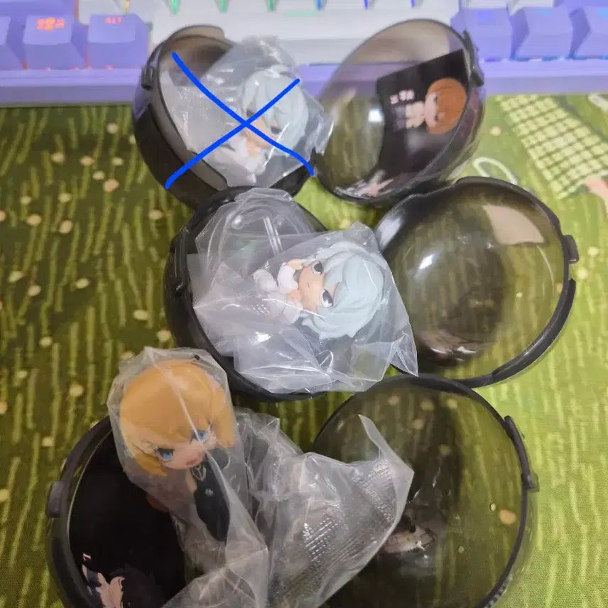 [BUNJANG] Death Note Nia &amp; Mello Mini Gacha Figure / 데스노트 니아, 멜로 미니 피규어 가챠