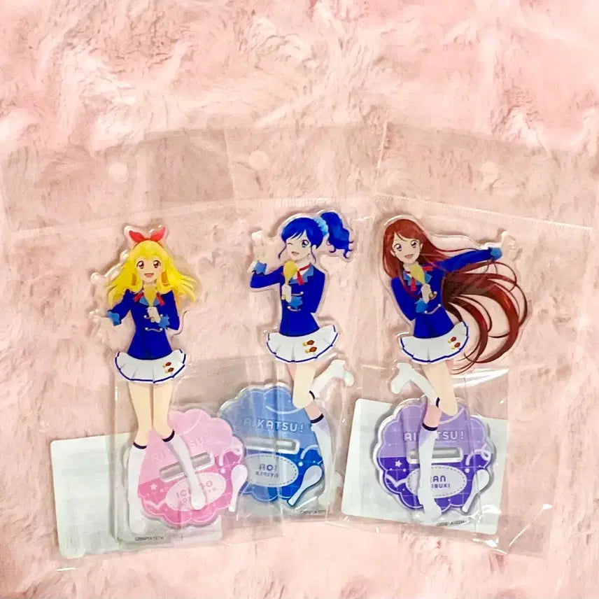 [BUNJANG] Aikatsu! Ichigo Aoi Ran Starway Rice Paddle Acrylic Stand (Sealed) / 아이카츠 아이엠스타 이치고 아오이 란 스타웨이 밥주걱 아크릴 스탠드 미개봉 라임 마린 보라