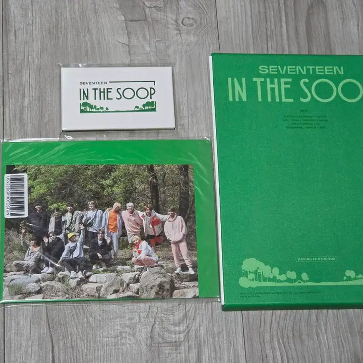 [BUNJANG] Seventeen In The Soop 1 Making Photobook + Photocard Set / 세븐틴 인더숲1 메이킹 포토북+포카세트