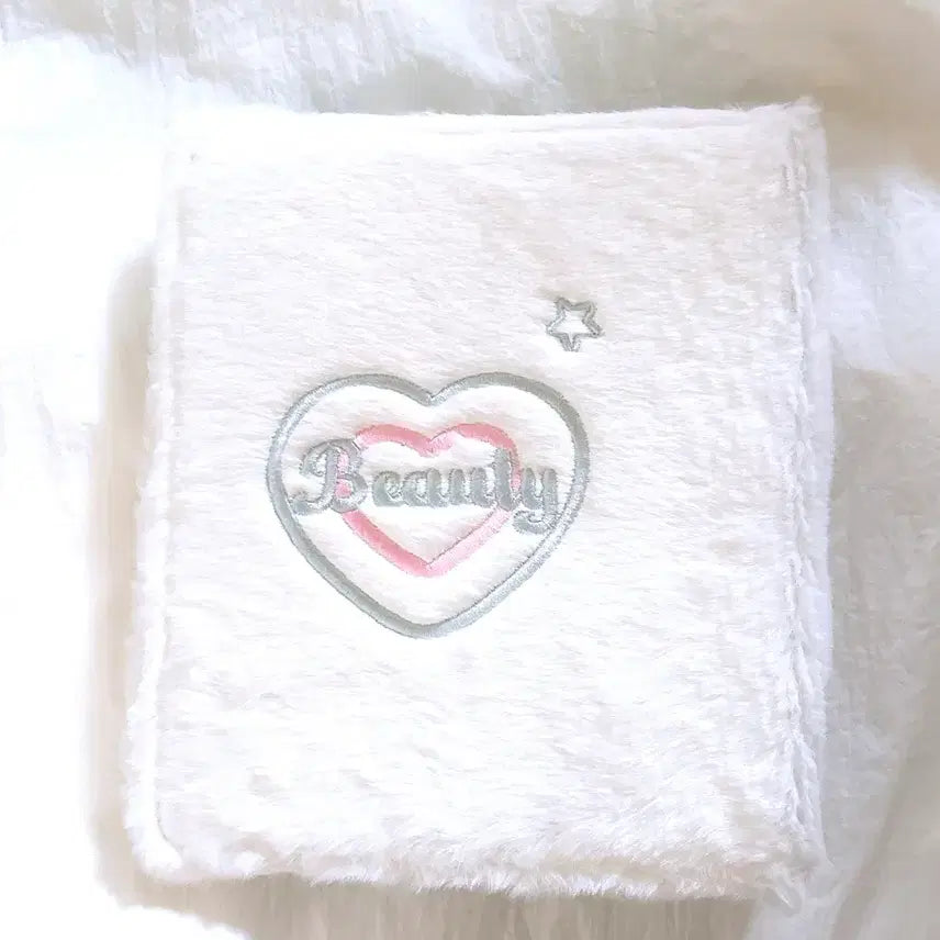 [BUNJANG] A6 6-Ring Fluffy Ribbon Binder / A6 6공 플러피 리본 털 포카 바인더