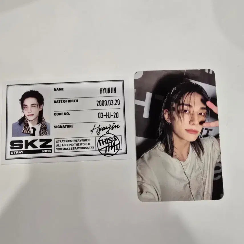 [BUNJANG] Stray Kids Hyunjin Disco &amp; That ID Card Photocard Bundle Set / 스트레이키즈 현진 디스앤댓 아이디카드 포토카드 일괄