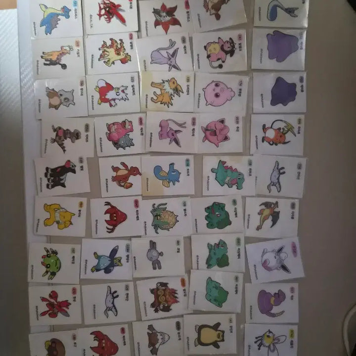 [BUNJANG] Pokemon Stickers Bundle / 포켓몬 띠부씰 팔아요