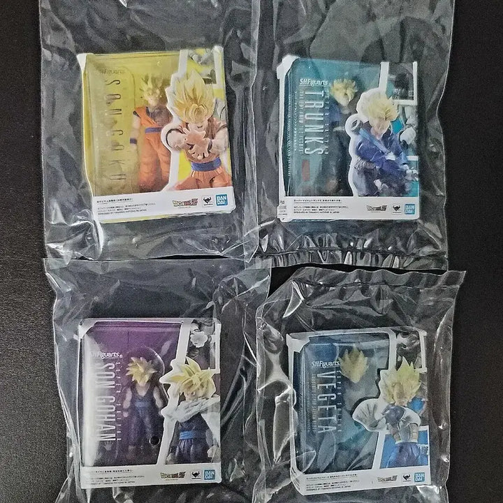 [BUNJANG] Bandai Dragon Ball S.H.Figuarts Miniature Collection Figures Japanese Gacha 4-Piece Full Set (Sealed New) / 반다이 드래곤볼 S.H.Figuarts 미니어처 콜렉션 피규어 일본 가챠 4종풀세트(미개봉새상품)