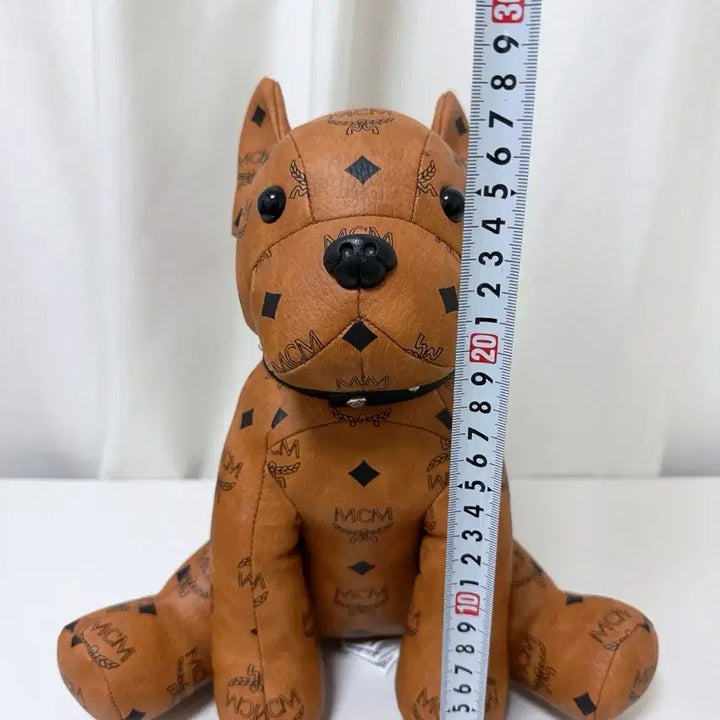 [BUNJANG] MCM Dog Plush Brown / (정품)MCM 강아지 인형 브라운