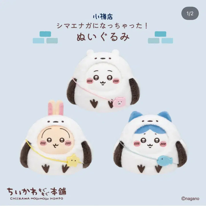 [BUNJANG] Chiikawa Mogumogu Sapporo Otaru Limited Plush Set (3pcs, Sealed) / 치이카와 모구모구 삿포로 오타루 지역 한정 인형 미개봉 3개 세트 판매합니다
