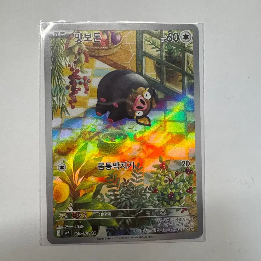 [BUNJANG] Matbodon Full Color Rare Card / 맛보돈ar