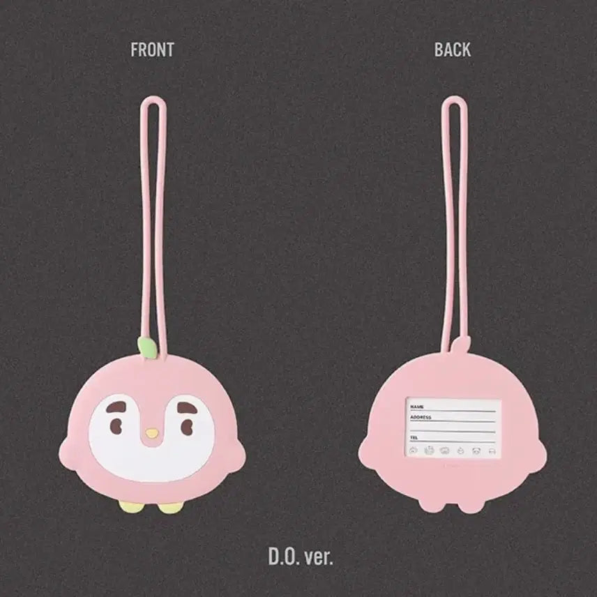 [BUNJANG] EXO D.O. Do Kyung Soo Pinky Penguin Luggage Tag / 엑소 디오 도경수 핑귀니 러기지택