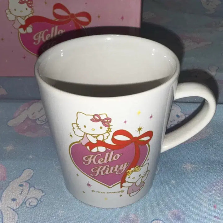 [BUNJANG] Sanrio Hello Kitty 30th Anniversary Classic Mug Cup / 고전 헬로키티 머그컵 키티컵 30주년 컵