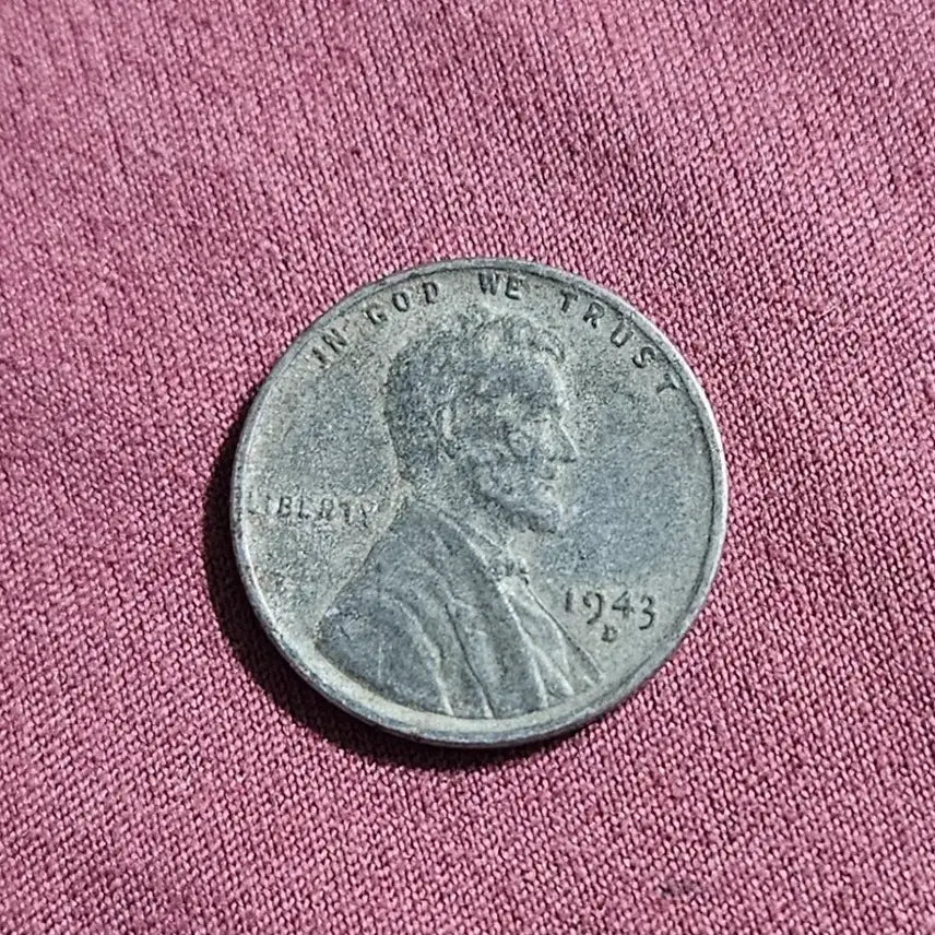 [BUNJANG] 1943 Lincoln Steel Penny Coin / 1943년 발행 링컨 페니 동전