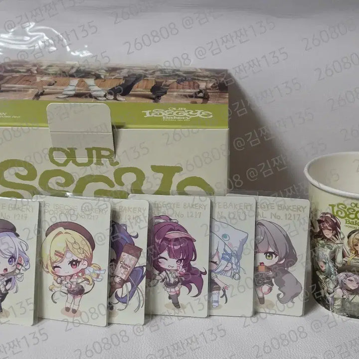 [BUNJANG] Ishyari Idol Our Bakery Offline Limited Photocard Box Set / 이세돌 이세계아이돌 아우어베이커리 오프한정 포카 박스 세트