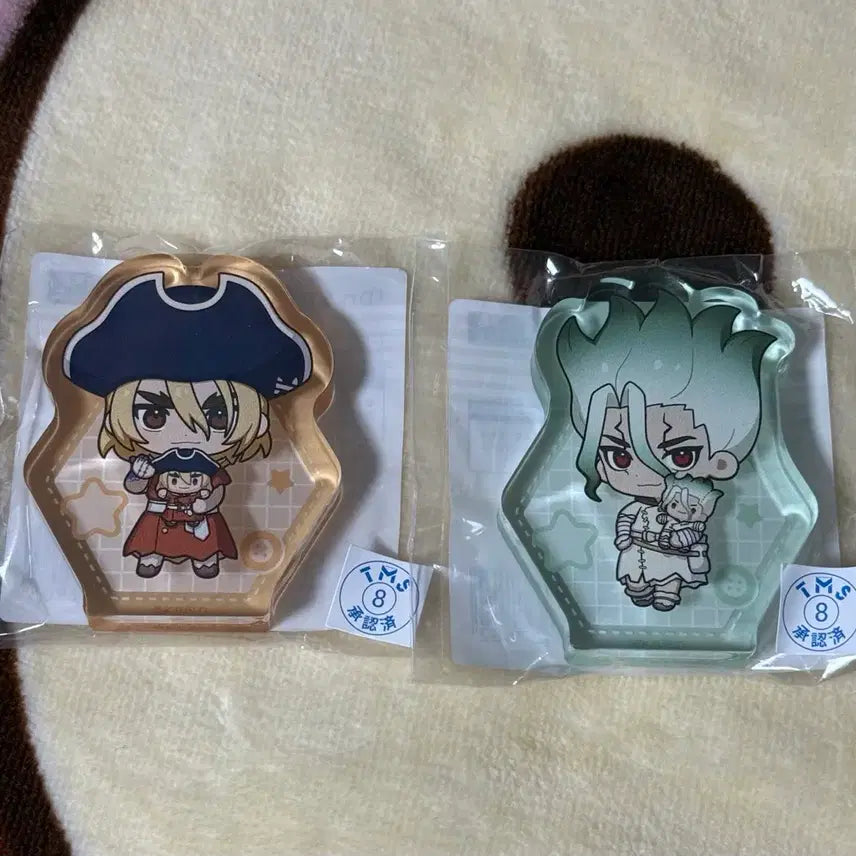 [BUNJANG] Dr. Stone Nanami RyuSui &amp; Ishigami Senku Hug Series Corotto Acrylic Block / 닥터스톤 나나미 류스이 이시가미 센쿠 허그 시리즈 코롯토 아크릴 블럭