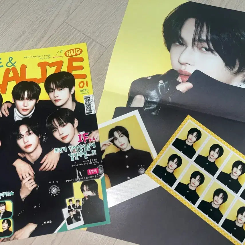 [BUNJANG] RIIZE Wonbin Hug Magazine Poster, Proof Photos, Polaroid Set / 라이즈 원빈 허그 잡지